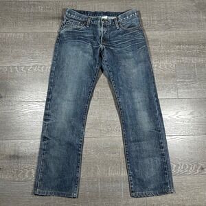 Levi's Offender Selvedge Jeans 34x34 Made USA Button Fly Straight Leg Vintage